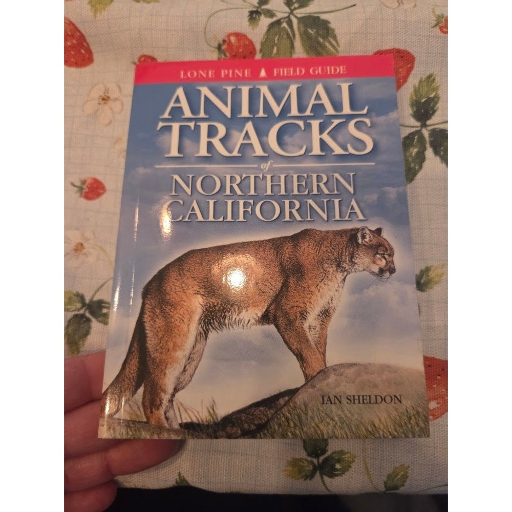 California Nature Guide Lot Mammals of California & Animal Tracks NorCal Books